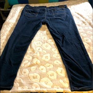 Lee Regular Fit Dark Blue Jeans Men Size 40x32